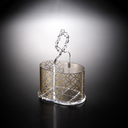 Vague Acrylic Cutlery holder S Gold Print 13.5 cm x 9 cm