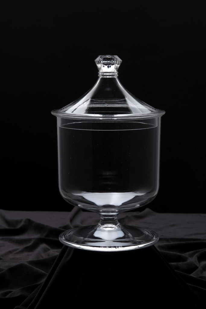 Vague Acrylic Candy Jar L Clear