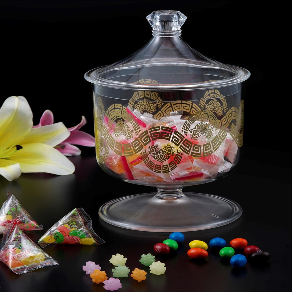 Vague Acrylic Candy Jar L Golden Print