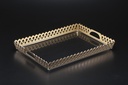 Vague Acrylic Castle Tray Large Gold