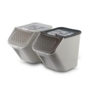 Vague Plastic Ingerdient Cubo Bin 7.6 L / 7"