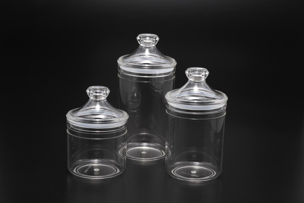 Vague Acrylic Long Clear Jar S