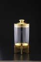 Vague Acrylic Jar Bullet Large Golden