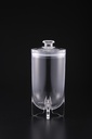 Vague Acrylic Jar Bullet Large Clear