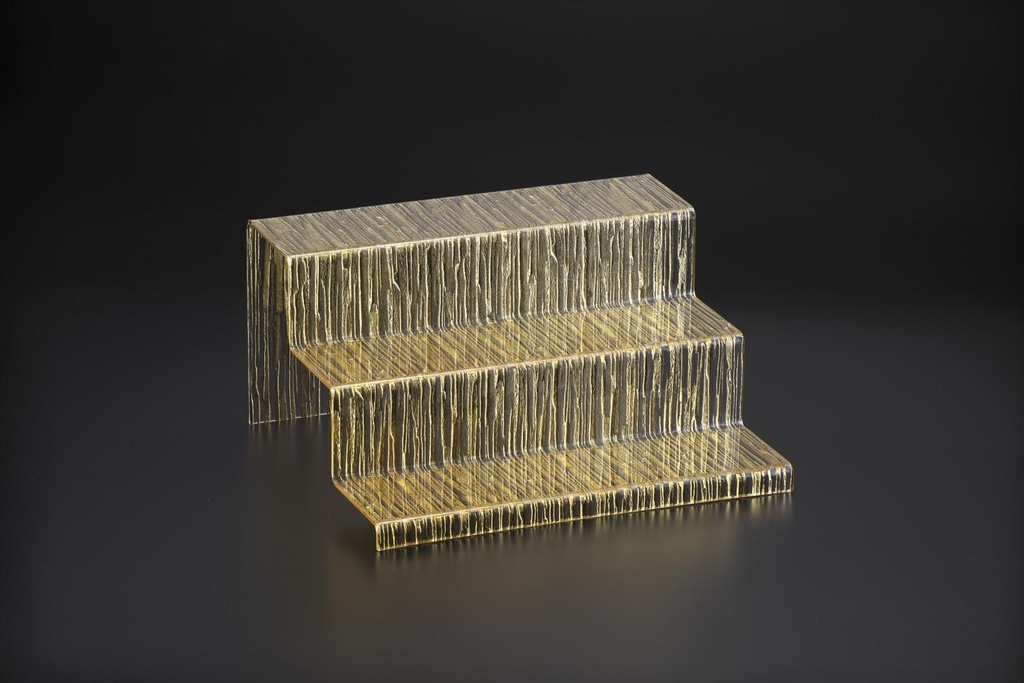 Vague Acrylic Display Dessert Set Bark M Gold Lines Taiwan