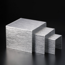 Vague Acrylic Display Cubic Set Bark Silver Taiwan