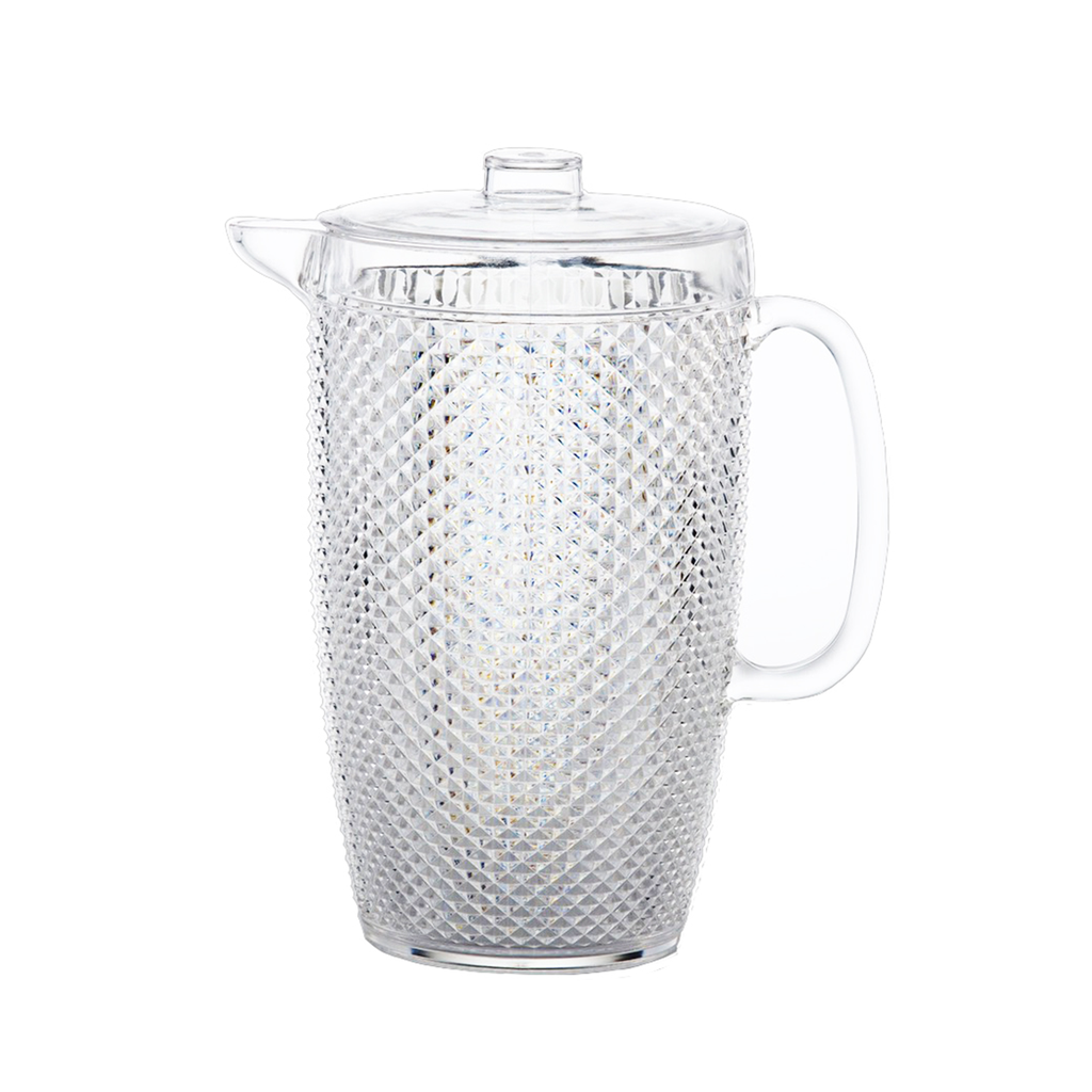 Vague Acrylic Diamond Jug 2.37 Liter Taiwan
