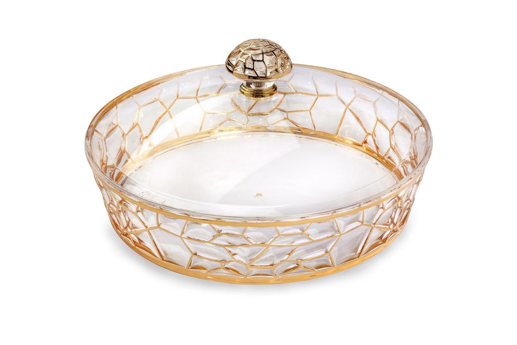 Vague Round Acrylic Candy Box 25.5 cm x 25.5 cm