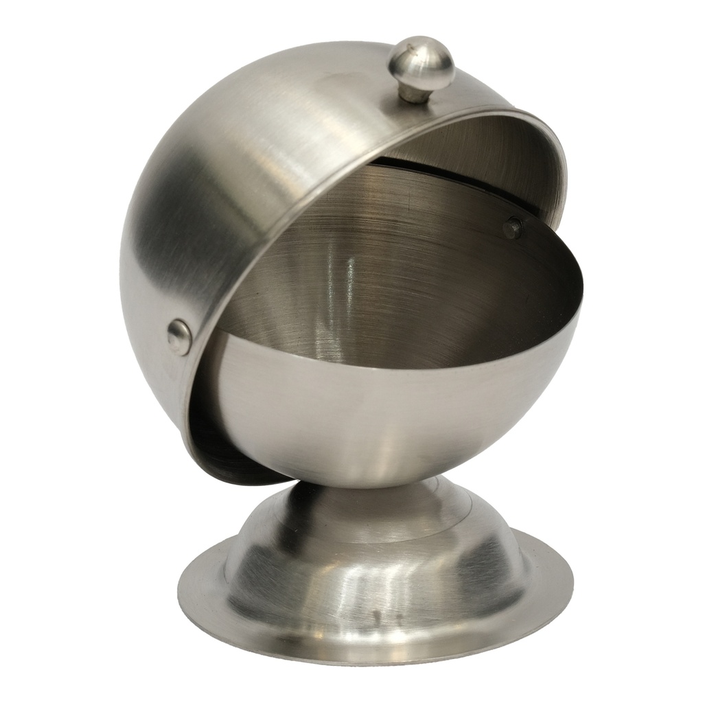 Vague Stainless Steel Mini Sugar Bowl 6.5 x 8.5 cm