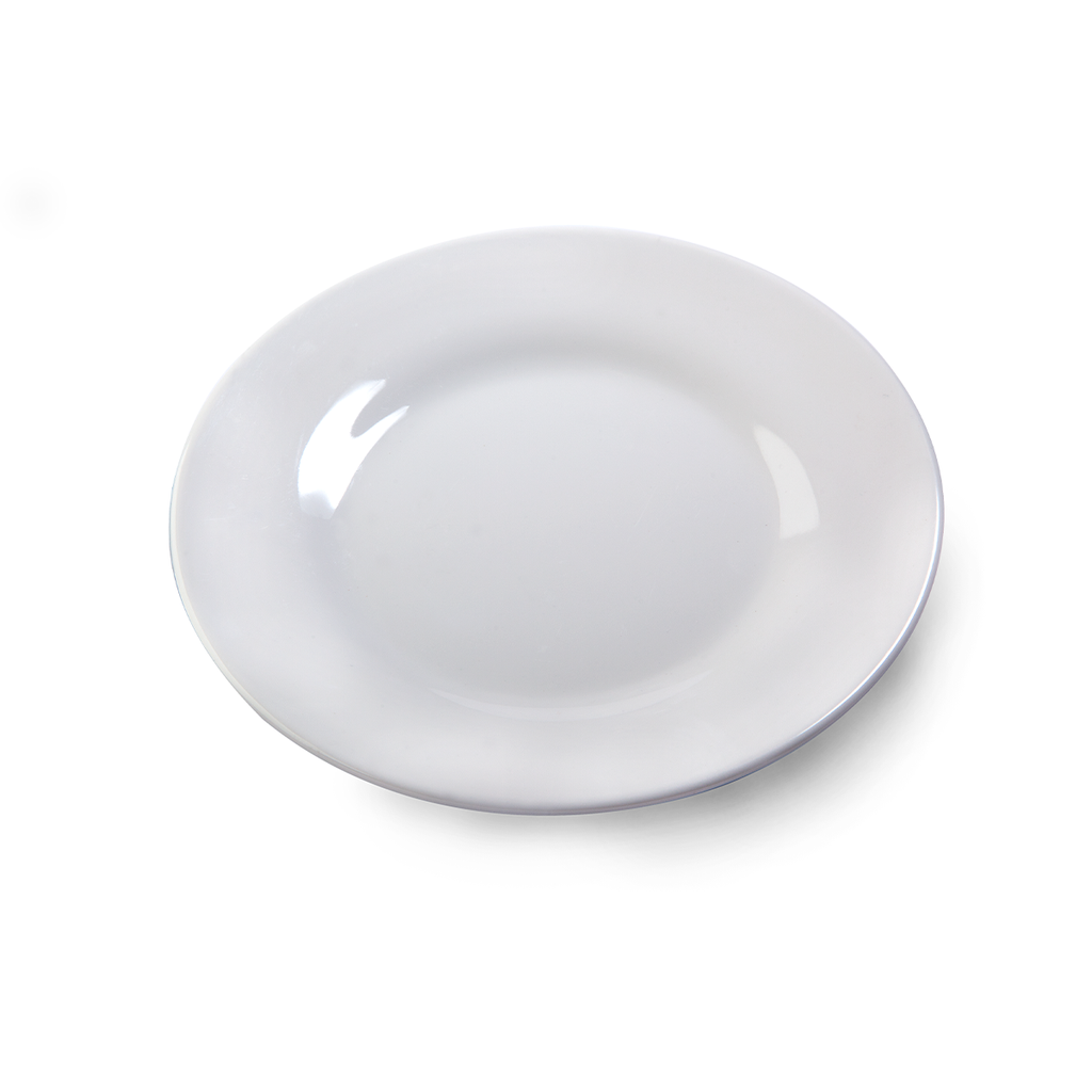Vague Melamine Round Plate 6"