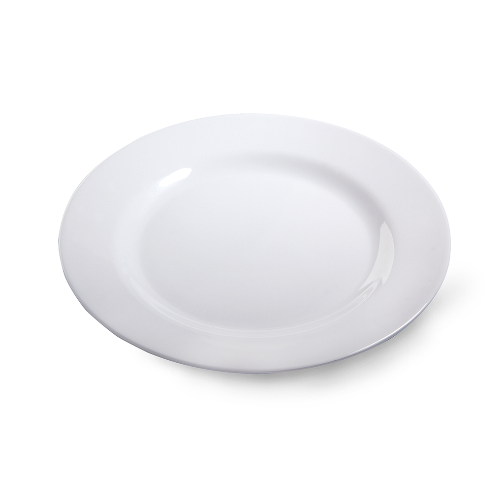 Vague Melamine Round Plate 10"