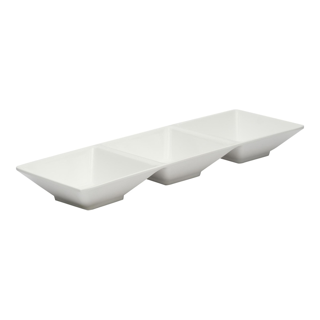 Vague Melamine 3 Piece Connected Candy Box 14"