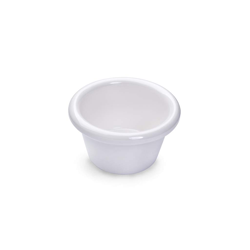 Vague White Melamine Ramekin 7.8 cm x 4.5 cm
