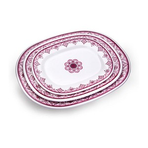 Vague Melamine Dream Oval Plate 14"