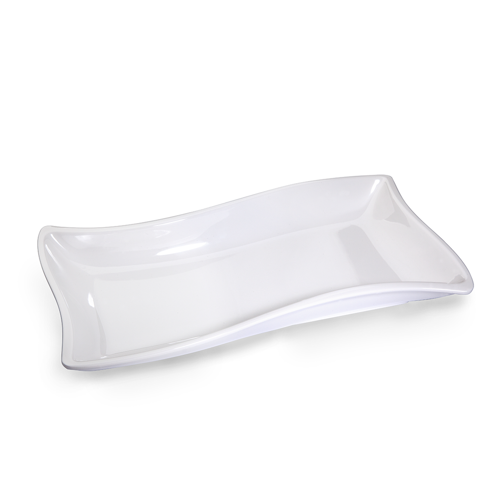 Vague Melamine Rectangular Platter 32 cm