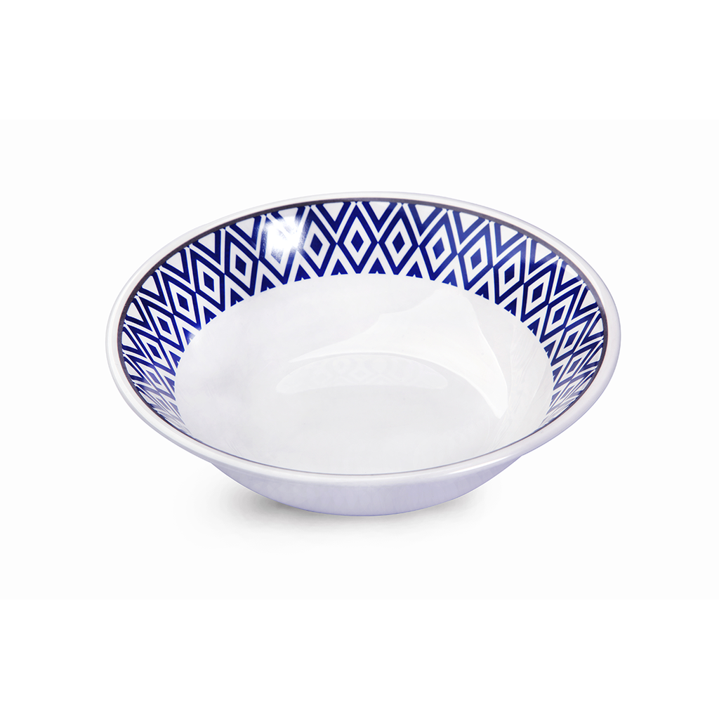 Vague Melamine Soup Bowl Blue Line 18 cm / 7"