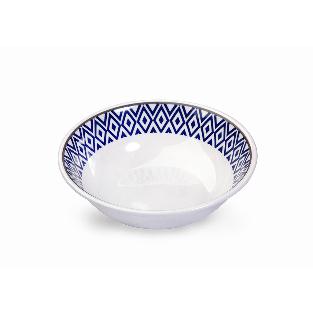 Vague Melamine Soup Bowl Blue Line 15 cm / 6"
