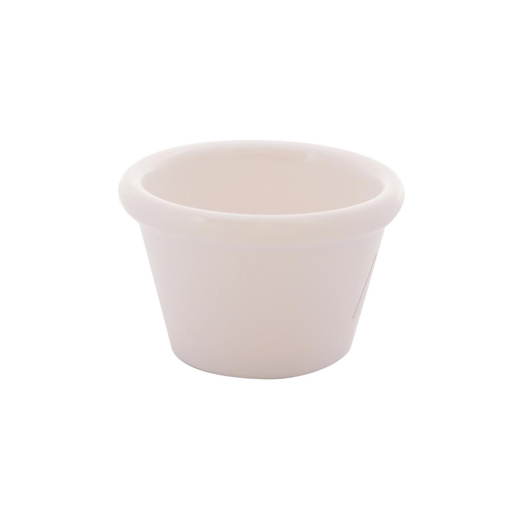 Vague White Melamine Ramakin 6 cm x 4 cm