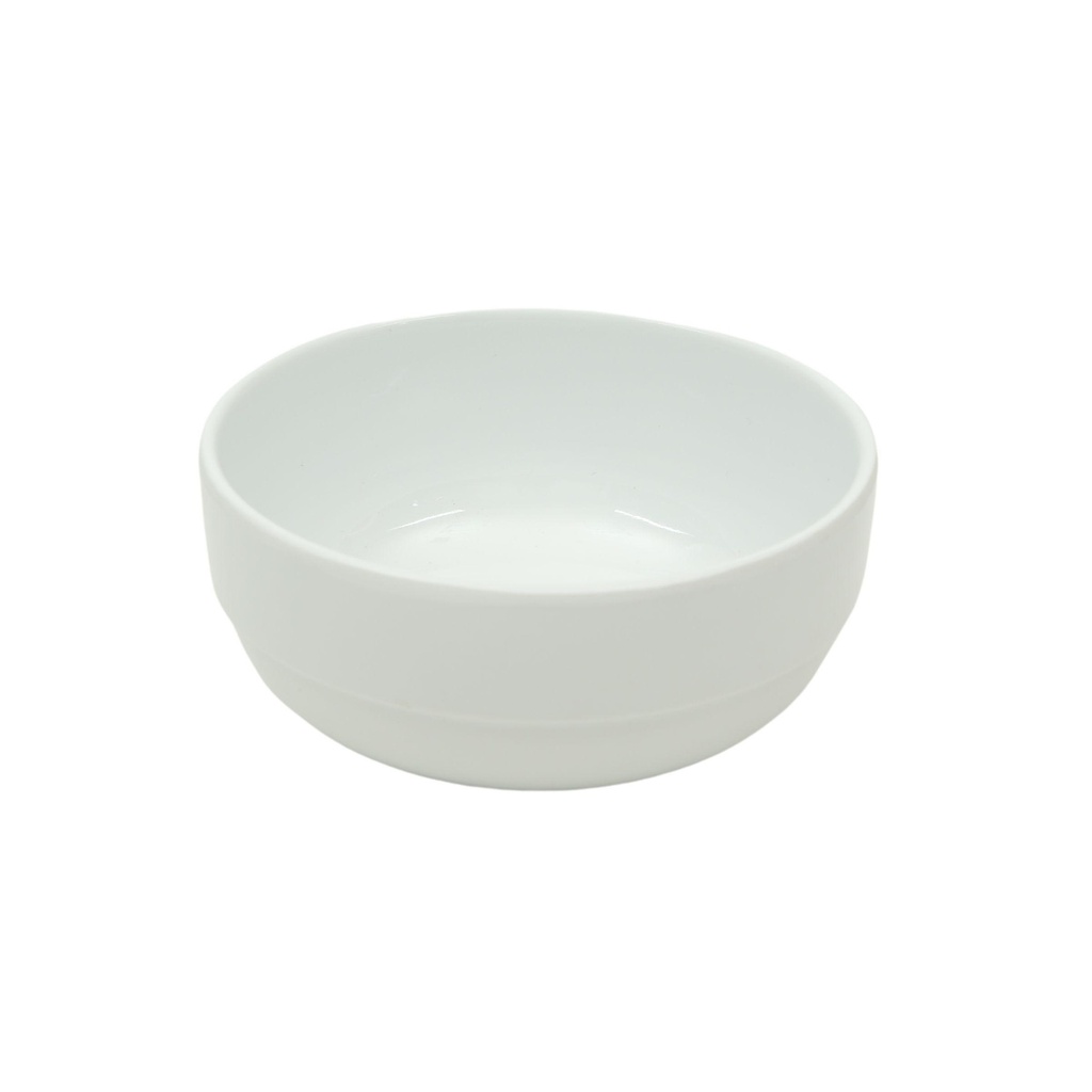 Vague White Melamine Soup Bowl 11.5 cm x 5 cm