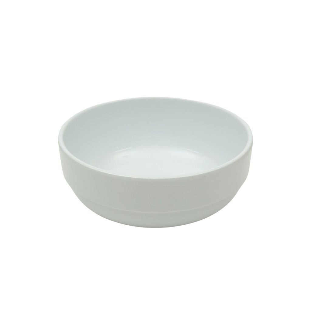 Vague White Melamine Bowl 14 cm x 5.5 cm