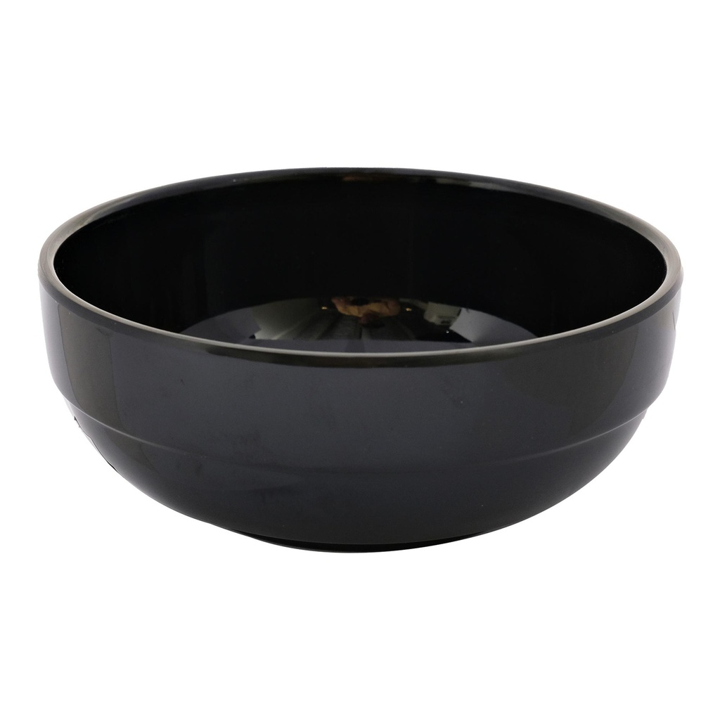 Vague Black Melamine Bowl 14 cm x 5.5 cm