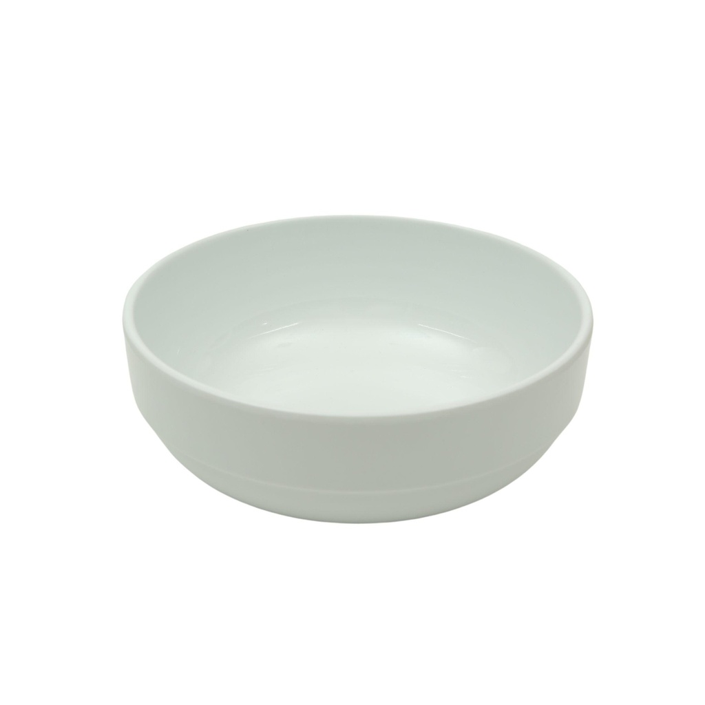 Vague White Melamine Bowl 16.5 cm x 6 cm