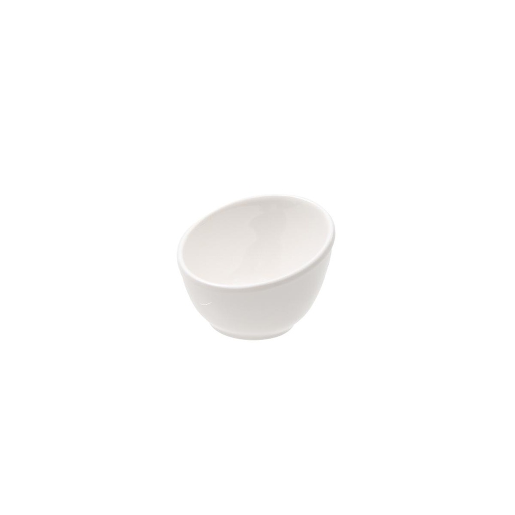 Vague White Melamine Small Bowl 7.2 x 7 x 5 cm