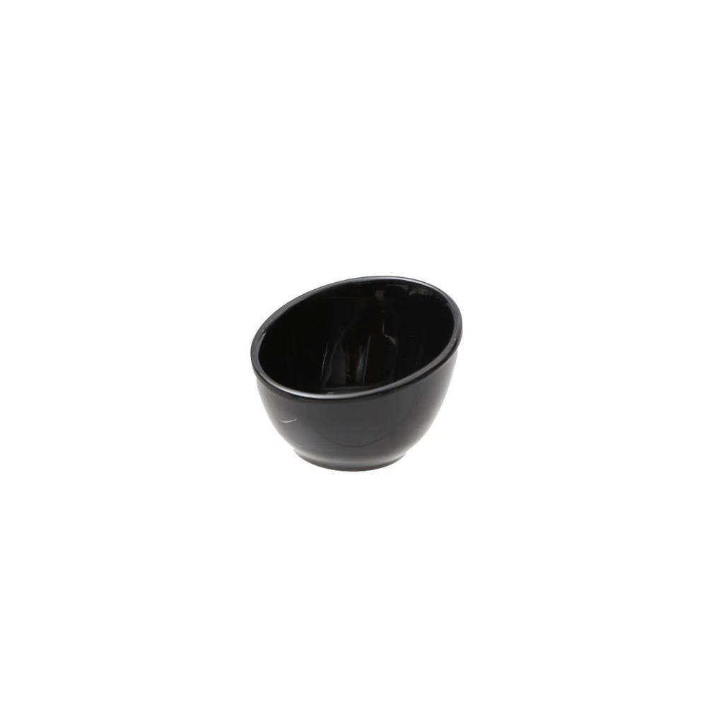 Vague Black Melamine Small Bowl 7.2 x 7 x 5 cm