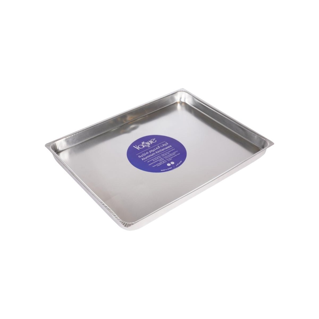 Vague Aluminum Rectangular Kunafa Tray 33 cm x 44 cm / 0.5 mm