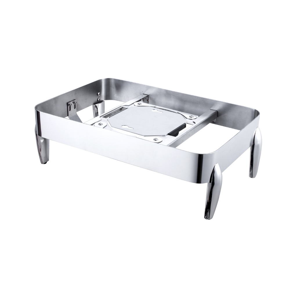 Vague Rectangular Stainless Steel Base for 1/1 Chafing Dish 62 cm x 37.5 cm x 19.8 cm
