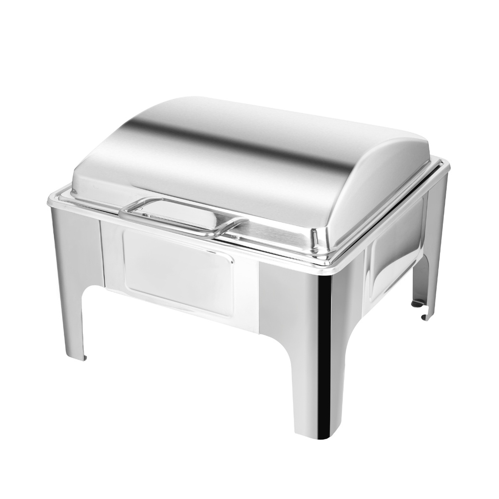 Vague Square Stainless Steel 2/3 Chafing Dish 5.5L