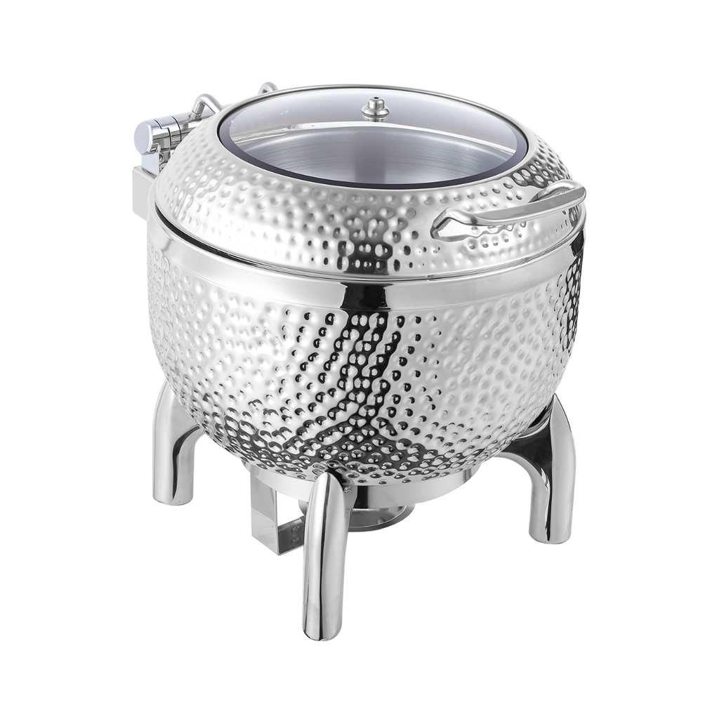 10L Soup Station With Glass Window, Small Hammer- Silver