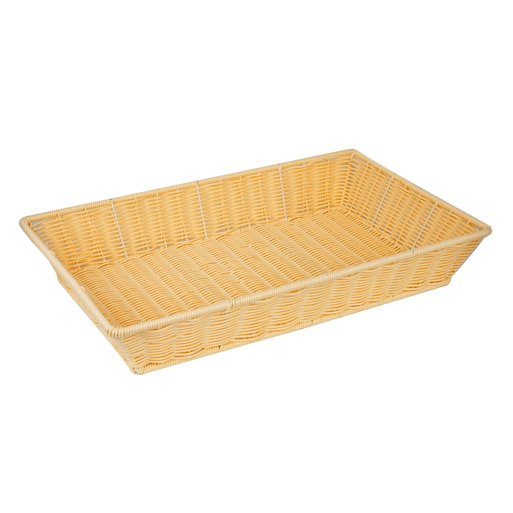 Vague Rectangular Rattan Basket