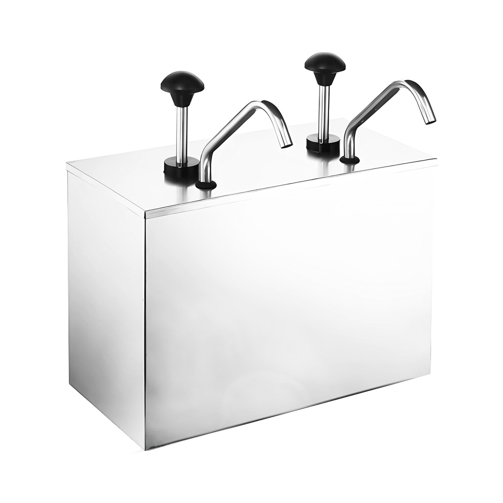 Vague S.Steel Double Condiment Dispenser 3L