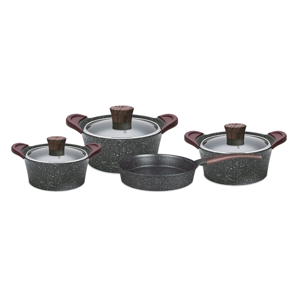 Vague Die Cast Aluminium Cookware 13 Pieces Set