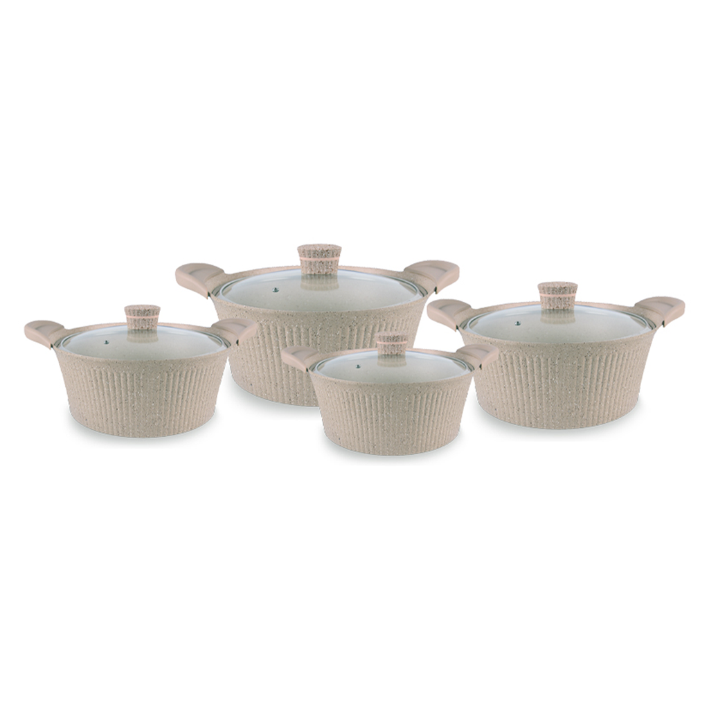 مجموعة أواني طهي من الألومنيوم المصبوب من فاجو، 16 قطعة