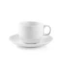 Porceletta Ivory Porcelain Coffee Cup & Saucer 80 ml