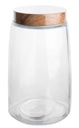 Vague Glass Glass Jar with Lid 1.3 Liter