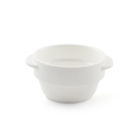 Porceletta Ivory Porcelain Stackable Soup Cup with Handle 4" 12.5 cm
