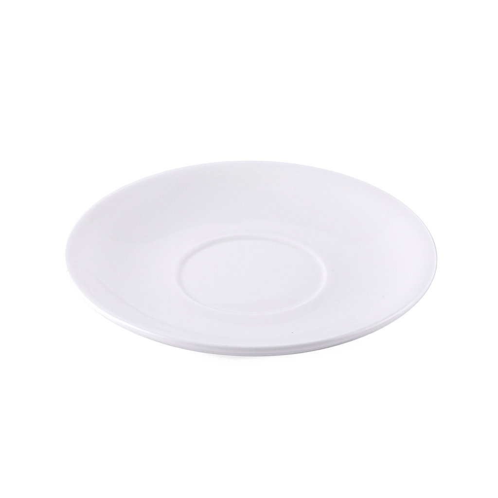 Porceletta Ivory Porcelain Saucer Soup Cup