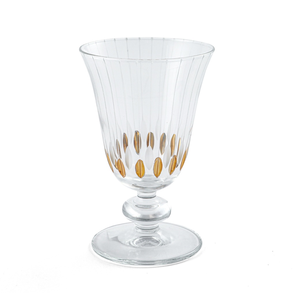 Transparent Drinking Glass Footed Glass Small