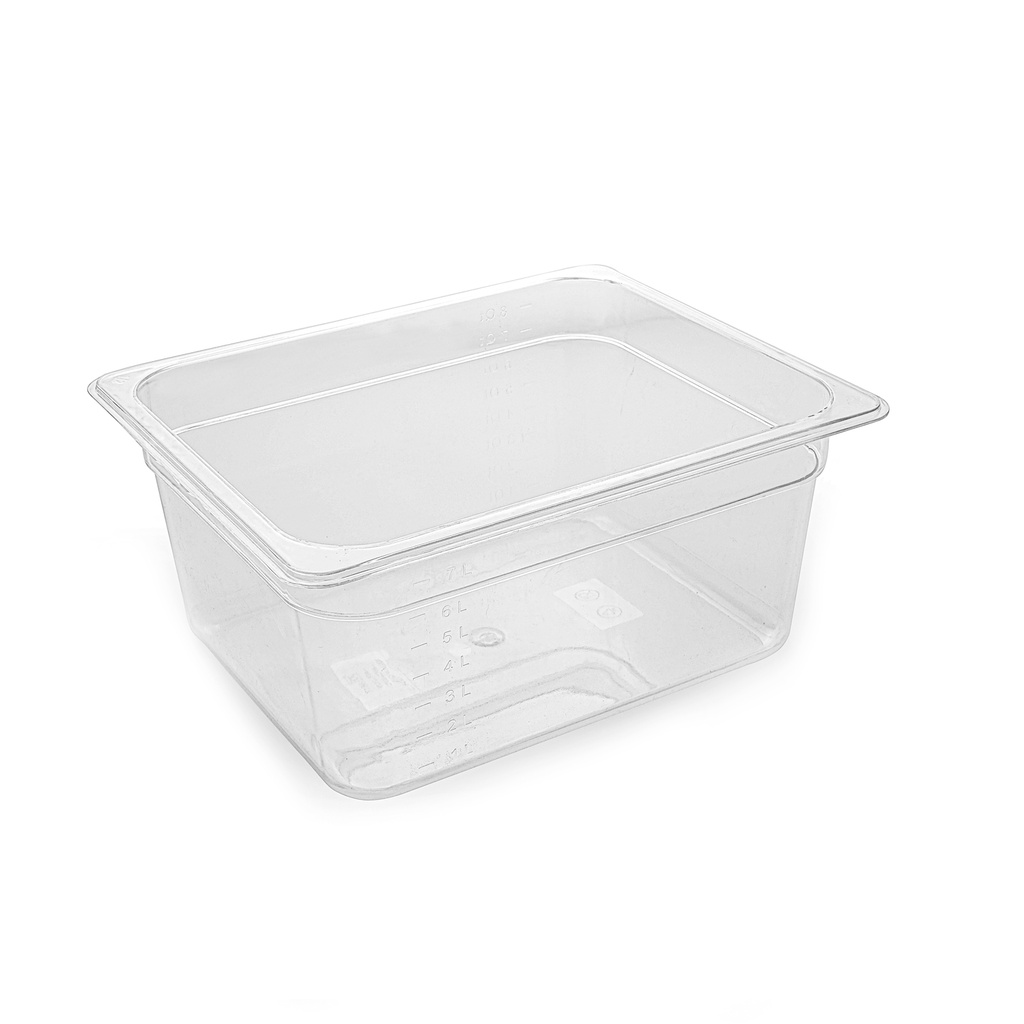 PC Plastic Transparent Half Size Food Pan 20 cm