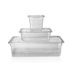 Plastic Quarter Size Food Pan 6.5 cm