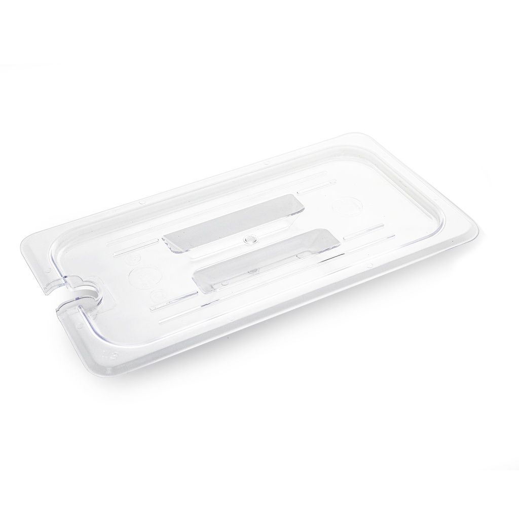 PC Plastic Transparent One Third Size Food Pan Cover 2.5 cm
