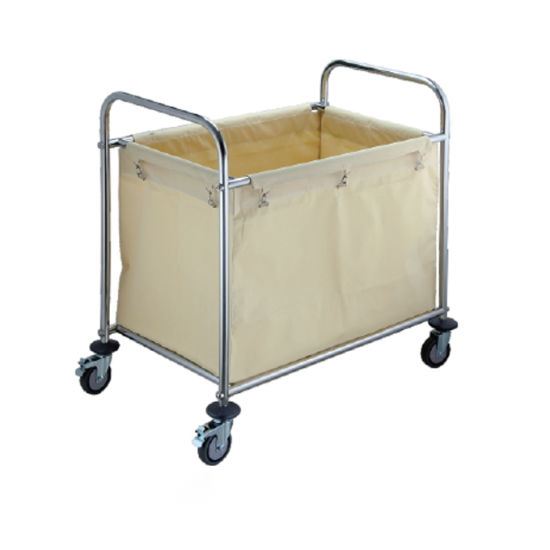 S.Steel Quadrate Laundry Cart
