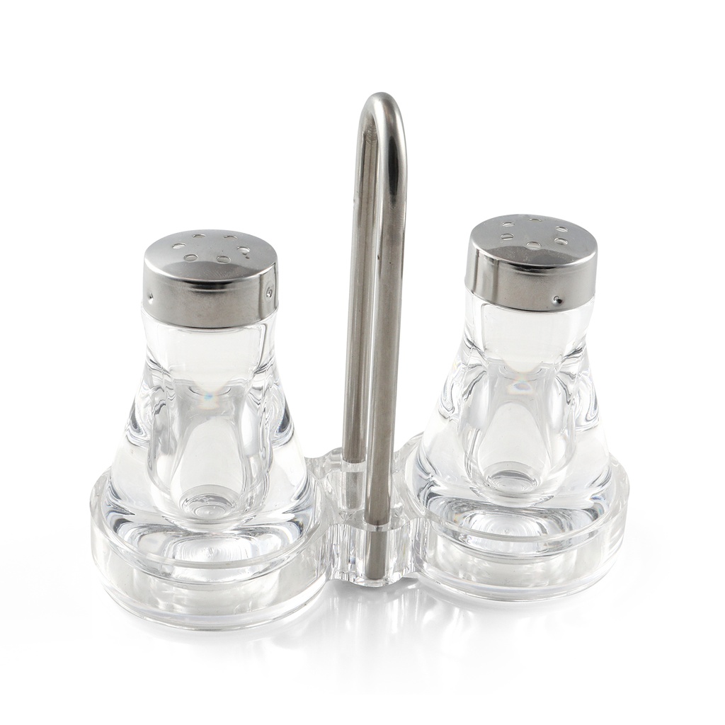 Acrylic Salt & Pepper Silver