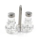 Acrylic Salt & Pepper Silver