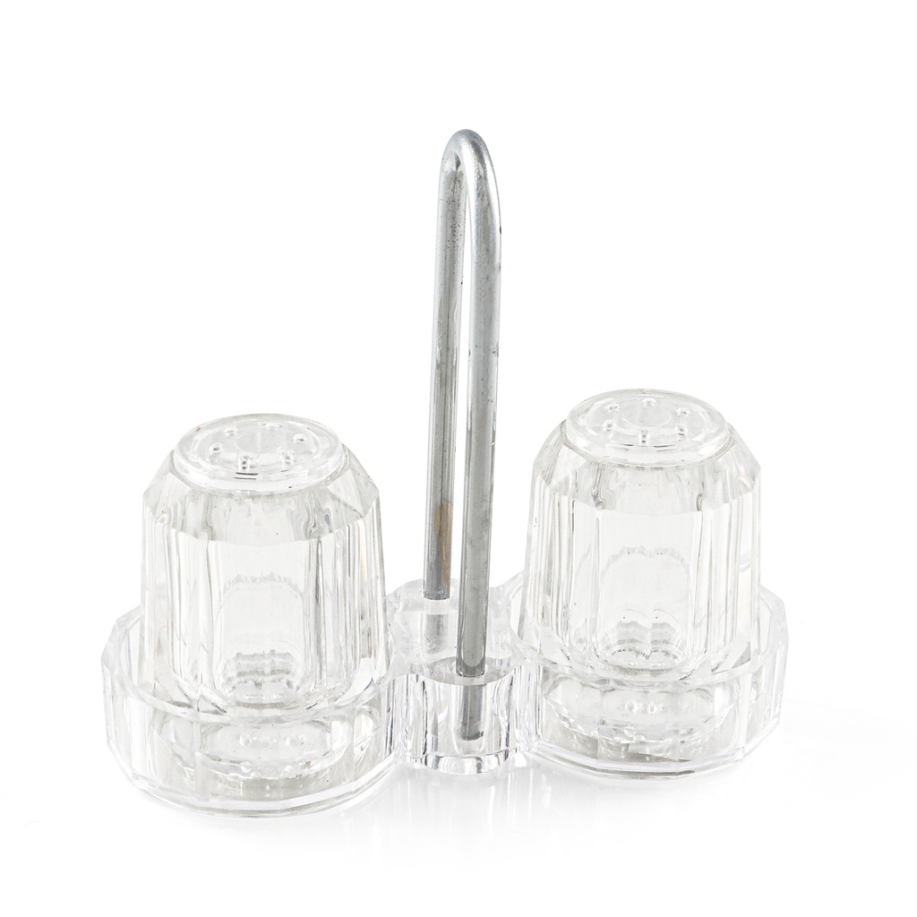 Acrylic Salt & Pepper Silver