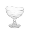 Transparent PC Ice Cream Cup 180 ml 9.5 cm