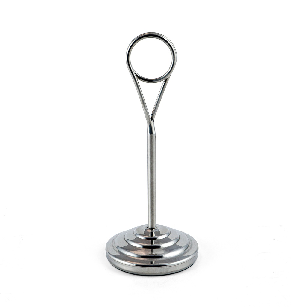 Stainless Steel Card Stand 8"